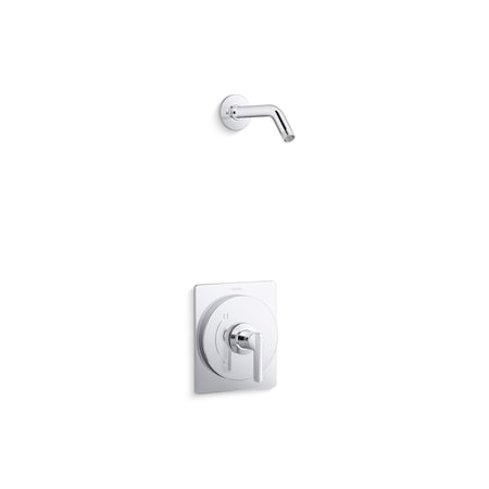 Kohler Rite-Temp Shower Trim Kit Without Showerhead in Polished Chrome TLS35914-4-CP